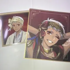 ツイステ カリム ましコレ 制服 ブラインドミニ色紙  2点セット