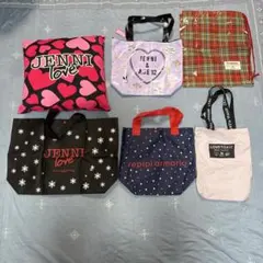 【今だけ値下げ】Jenny loveクッション＆　エコバッグ5点セットのサムネイル