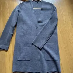 UNIQLO グレー ロングカーディガン M