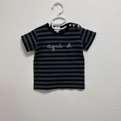 agnes b. ストライプ Tシャツ