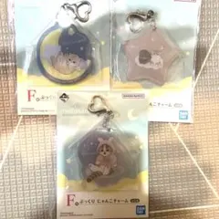 モフサンド一番くじ　F賞　ぷっくりにゃんこチャーム　3点　匿名配送