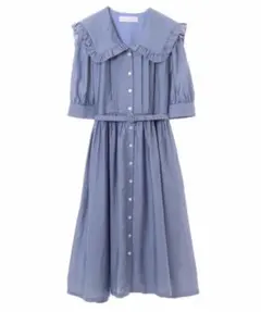 31 Sons de mode ビッグフリルカラーシャツワンピース