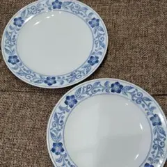 大倉陶園ディナー皿二枚セット　美品のサムネイル
