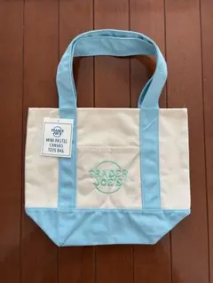 新品 TRADER JOE'S ミニトートバッグ トレーダージョーズ パステル