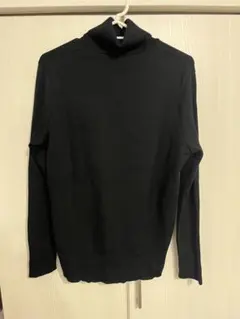 WRAPINKNOTブラック タートルネック　ニット