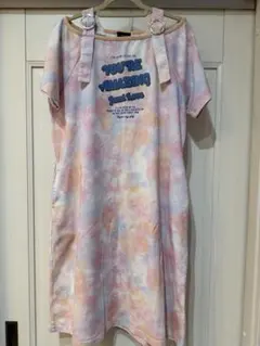 Jenni Love タイダイ柄 肩出し 半袖ワンピース160cmのサムネイル