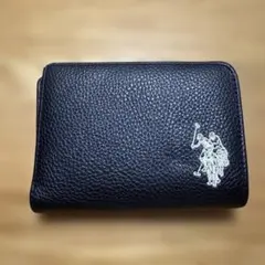 U.S. POLO ASSN 黒二つ折り財布のサムネイル