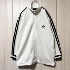 希少 アディダス オリジナルス adidas トラックジャケット 刺繍 80's