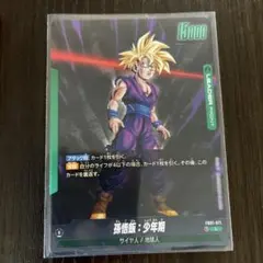 マンガブースター02 孫悟飯 少年期 R パラレル SB02-006 - メルカリ