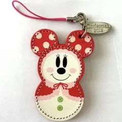 ディズニークリスマス　ミニーマウス レザー ストラップ　東京ディズニーリゾート