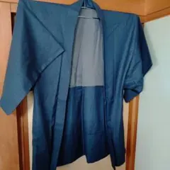 メンズ 羽織 濃紺 無地
