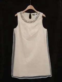 美品★N.NaturalBeautyBasic レイヤードオーガンジーワンピース