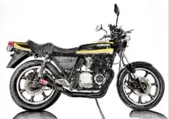Z400FX タイガー 水彩画 バイク イラスト インテリアのサムネイル