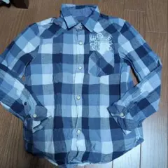 L.O.G.G. チェック柄長袖シャツ 122