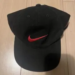 NIKE キャップ ブラック レッド 刺繍ロゴ
