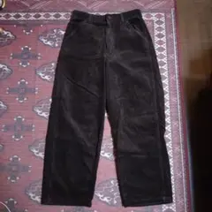 コーデュロイパンツ　ユニクロ ブラウン