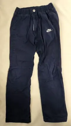 ナイキ　ロングパンツ　長ズボン　キッズ　120サイズ　ネイビー