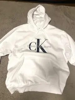 Calvin Klein Jeans ホワイト XL パーカー
