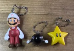 任天堂★Nintendo☆マリオ・スター・キラーのキーホルダーチャーム3個セット