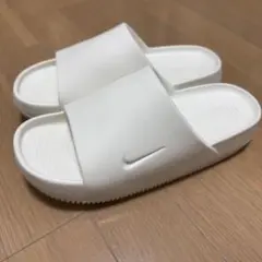 Nike ホワイト スライドサンダル　カーム