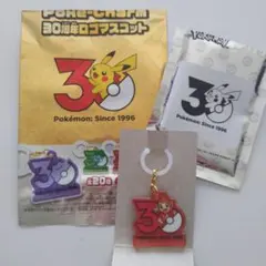ポケモン　Poke-Charm　30周年ロゴマスコット ヒコザル　1個