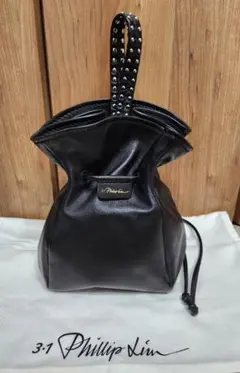 美品 3.1 phillip lim スリーワンフィリップリム 巾着バッグ 黒のサムネイル