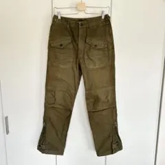 ミリタリーパンツ 裾ジップ付き オリーブのサムネイル