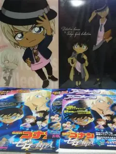 名探偵コナン　東京ガールズコレクション&ゼロの執行人　クリアファイル等　セット①