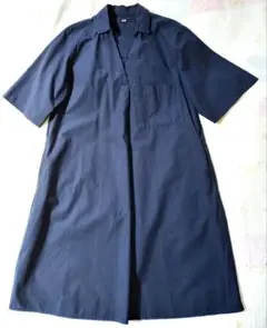 ユニクロ　ワンピース　チュニックワンピース　ロングシャツ