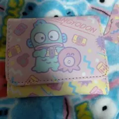 １３３６☆【新品未使用】サンリオ　ハンギョドン　三つ折りガマグチ財布　ピンク