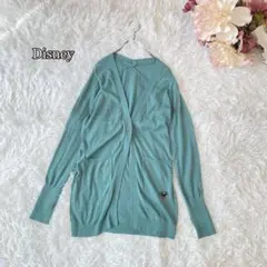 ⚫︎Disneyディズニー　ニットカーディガン（S）ミッキーマウス刺繍