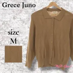 Grace Juno ウール100% ニットカーディガン ベージュ Mサイズ