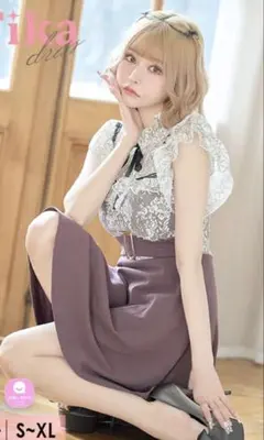 tika ドレス S~XL パープル