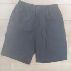 ダークグレー ショートパンツ ゴムウエストのサムネイル