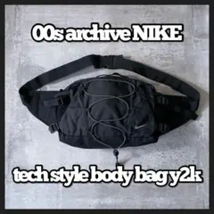 y2k NIKE 00s archive body bag tech style