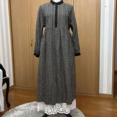 サマンサモスモス　ちび襟ワンピース　小花柄