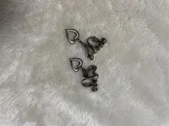 ハート型チャーム フックイヤリング