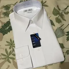 i-shirtメンズ長袖ワイシャツ ホワイトドレスシャツ 41-82Ｌサイズ