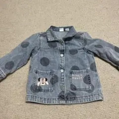 H&M ミニーマウス 水玉デニムジャケット 12-18M