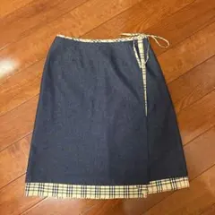 BURBERRY バーバリー　巻き　スカート 160 キッズ　レディース　廃盤