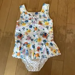 petit main 花柄 ワンピース水着 130