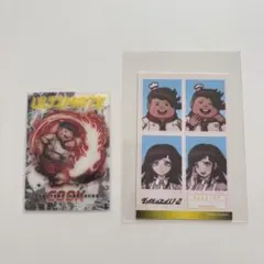 ダンガンロンパ 証明写真風ステッカー 花村輝々 罪木蜜柑