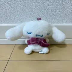 【新品】シナモロール イニシャルチャーム付きいろんな表情マスコット シナモン M