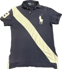 あ*め様 Ralph Lauren ポロシャツ ビックポニー ネイビー/アイボリ