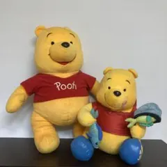 くまのプーさん　ぬいぐるみ２体