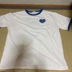 INGNI ハートロゴ 半袖Tシャツ ホワイト/ブルー