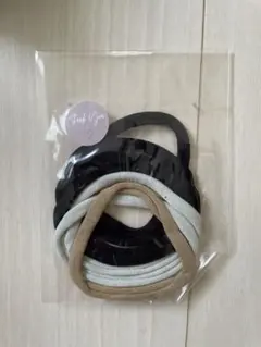 ナイロンヘッドバンド　リボン　ハンドメイド　ベビーヘアバンド