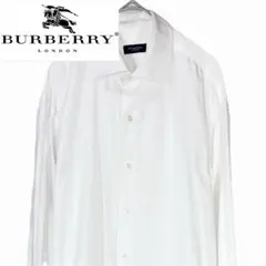 BURBERRY 長袖ボタンシャツ ワイシャツ ドレスシャツ バーバリー 白