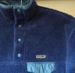 専用商品patagonia ネイビースナップT リバーシブル フリースジャケット