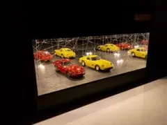 1/18展示2〜3台可・ミラー＆WH・ディスプレーBOX/5色照明・ネオ